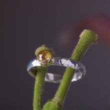 Load image into Gallery viewer, Cognac Diamond Stacking Ring 05891 - Ormachea Jewelry
