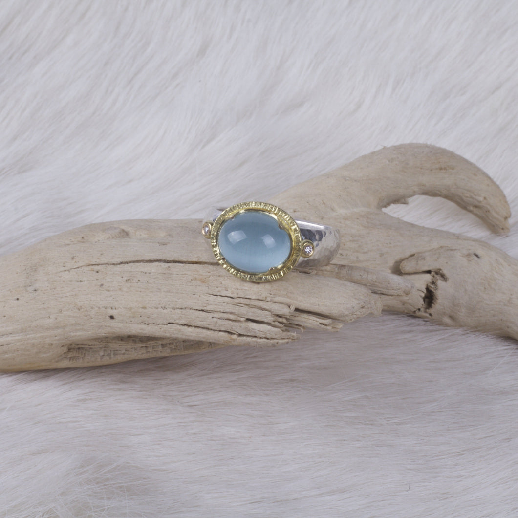 Aquamarine Ring 04762 - Ormachea Jewelry