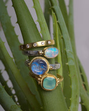 Load image into Gallery viewer, Opal Stacking Ring 06034 - Ormachea Jewelry
