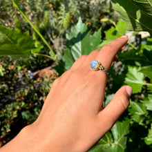 Load image into Gallery viewer, Moonstone Moonface Ring 05892 - Ormachea Jewelry
