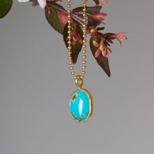 Load image into Gallery viewer, Turquoise Pendant 05924 - Ormachea Jewelry
