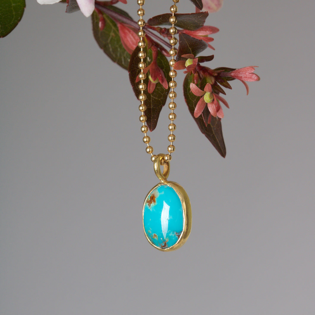 Turquoise Pendant 05924 - Ormachea Jewelry