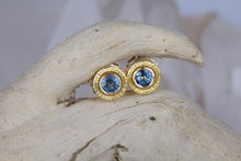 Load image into Gallery viewer, Sapphire Stud Earrings 02194 - Ormachea Jewelry
