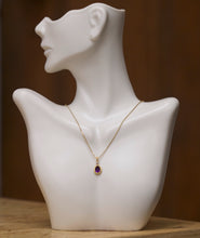 Load image into Gallery viewer, Amethyst Drop Pendant 06726 - Ormachea Jewelry
