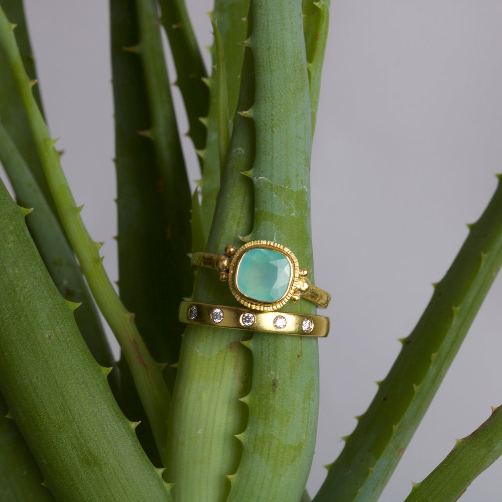 Peruvian Opal Ring 06032 - Ormachea Jewelry