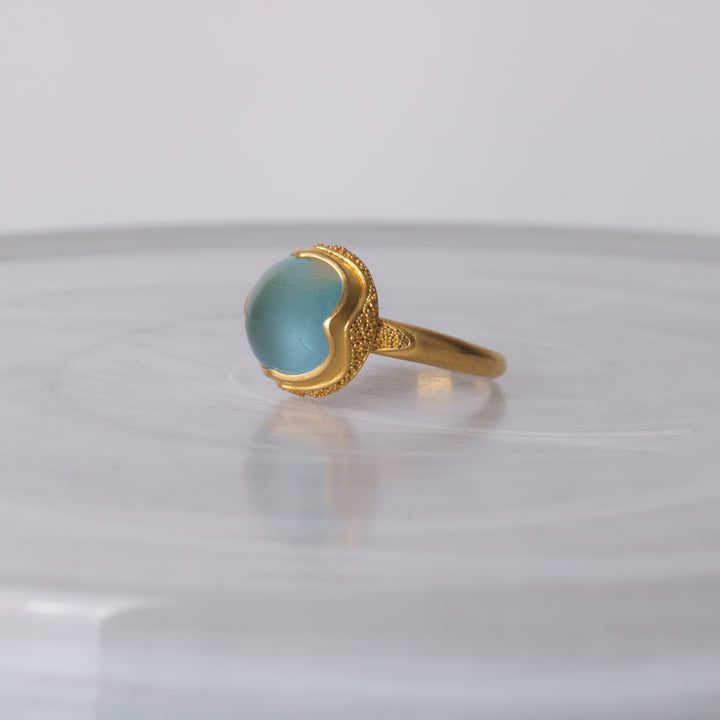 Moonstone Ring by Steve Battelle SB122 - Ormachea Jewelry