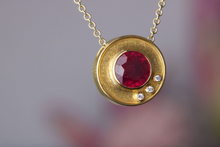 Load image into Gallery viewer, Ruby Pendant 06288 - Ormachea Jewelry
