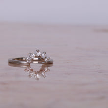 Load image into Gallery viewer, White Gold Stacking Wedding Band 05674 - Ormachea Jewelry
