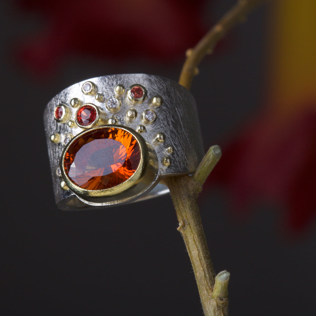 Madeira Citrine Ring 05876 - Ormachea Jewelry