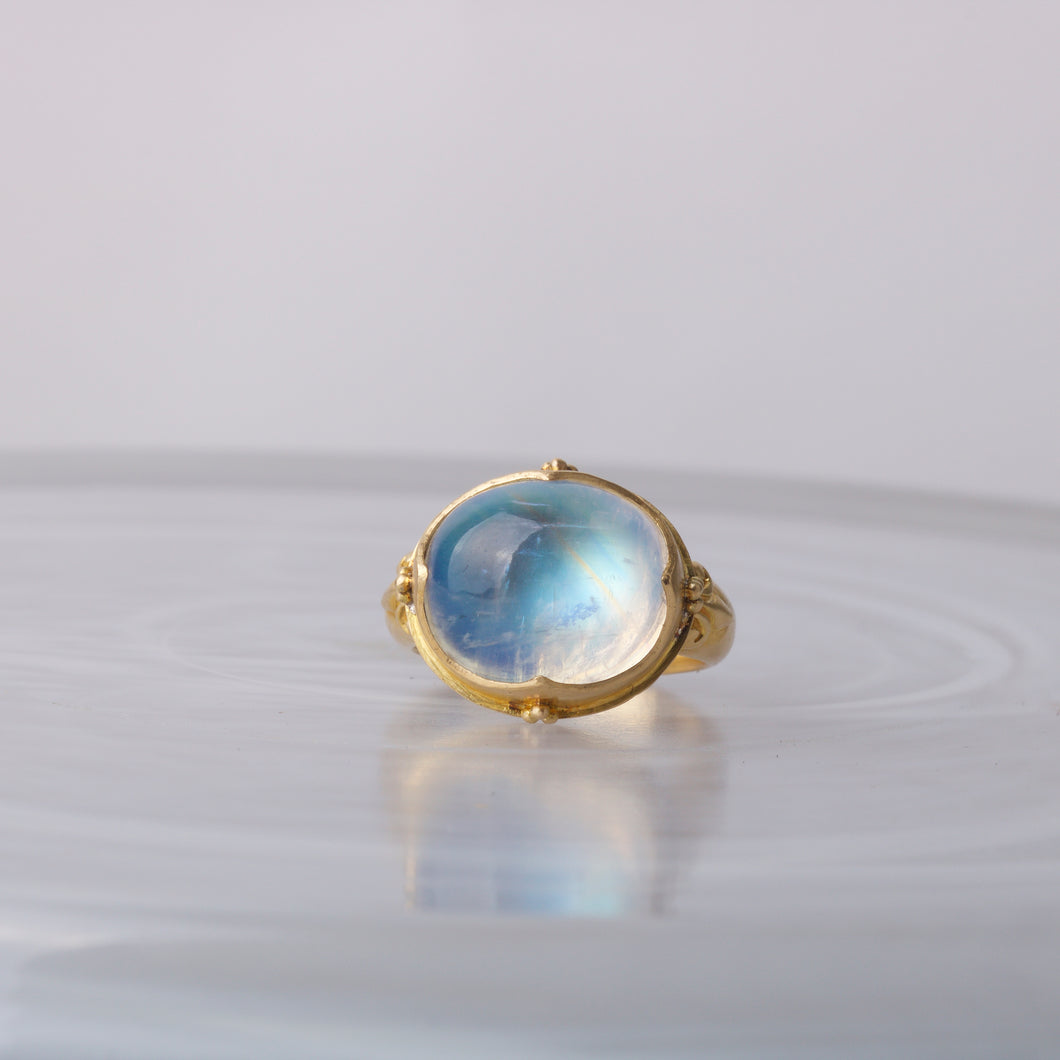 Moonstone Ring by Steve Battelle SB123 - Ormachea Jewelry