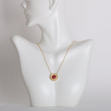 Load image into Gallery viewer, Ruby Pendant 06288 - Ormachea Jewelry
