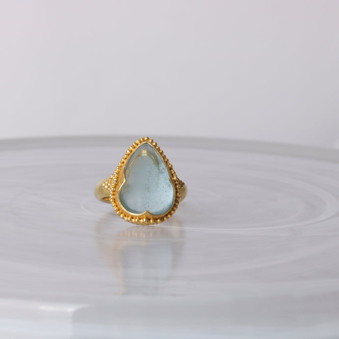 Teardrop Moonstone Ring by Steve Battelle SB124 - Ormachea Jewelry