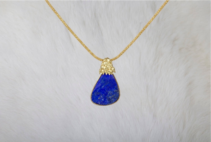 Lapiz Lazuli Pendant 9553 - Ormachea Jewelry
