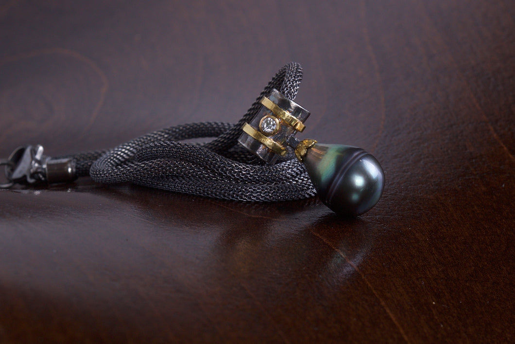 Tahitian Pearl Pendent 04949 - Ormachea Jewelry
