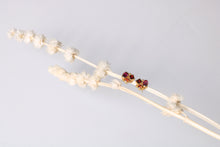 Load image into Gallery viewer, Garnet Cluster Earrings (07906) - Ormachea Jewelry
