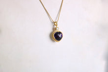 Load image into Gallery viewer, Amethyst Heart with Diamond Pendant 07940 - Ormachea Jewelry
