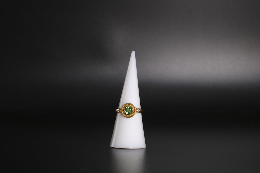 Tsavorite Ring (07926) - Ormachea Jewelry