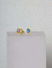 Load image into Gallery viewer, Opal Stud Earrings (08703) - Ormachea Jewelry
