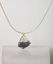Load image into Gallery viewer, Meteorite and Quartz Pendant (08811) - Ormachea Jewelry
