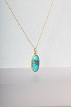 Load image into Gallery viewer, Turquoise Pendant (08766) - Ormachea Jewelry
