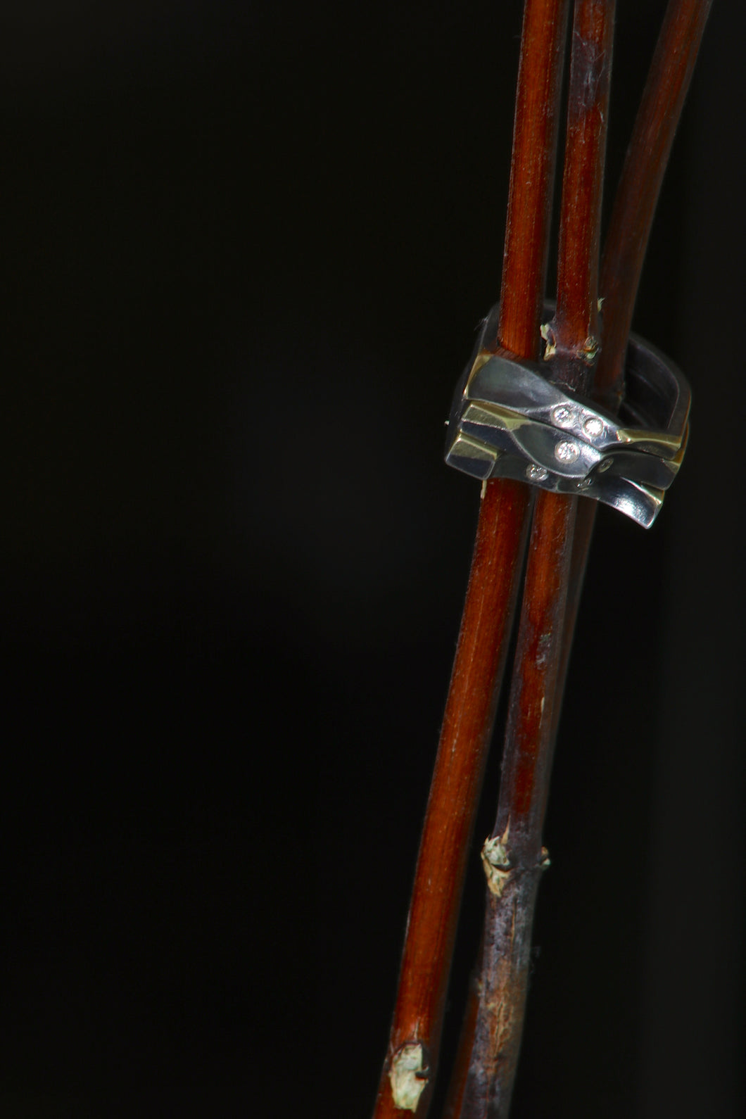 Three Band Structural Ring (08824) - Ormachea Jewelry