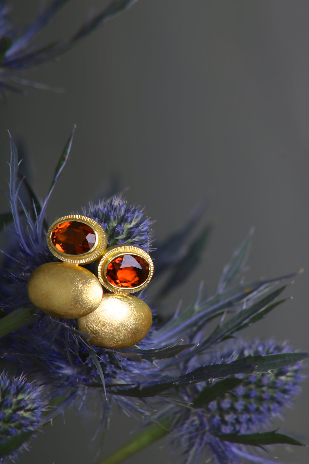 Madeira Citrine Earrings (08359) - Ormachea Jewelry
