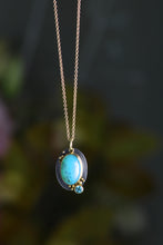 Load image into Gallery viewer, Peruvian Opal and Apatite Pendant (08378) - Ormachea Jewelry
