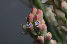 Load image into Gallery viewer, Rose Cut Sapphire Studs 07324 - Ormachea Jewelry
