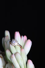 Load image into Gallery viewer, Rose Cut Engagement Ring with Thin Band 07426 - Ormachea Jewelry
