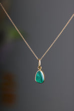 Load image into Gallery viewer, Emerald Drop Pendant (08502) - Ormachea Jewelry
