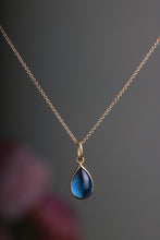 Load image into Gallery viewer, Blue Topaz Drop Pendant (08496) - Ormachea Jewelry
