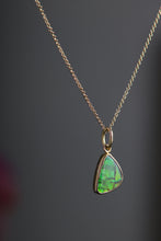 Load image into Gallery viewer, Ammolite Drop Pendant (08501) - Ormachea Jewelry
