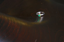 Load image into Gallery viewer, Cabochon Emerald Stacking Ring 06913 - Ormachea Jewelry
