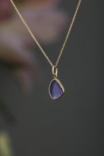 Load image into Gallery viewer, Iolite Drop Pendant (08500) - Ormachea Jewelry
