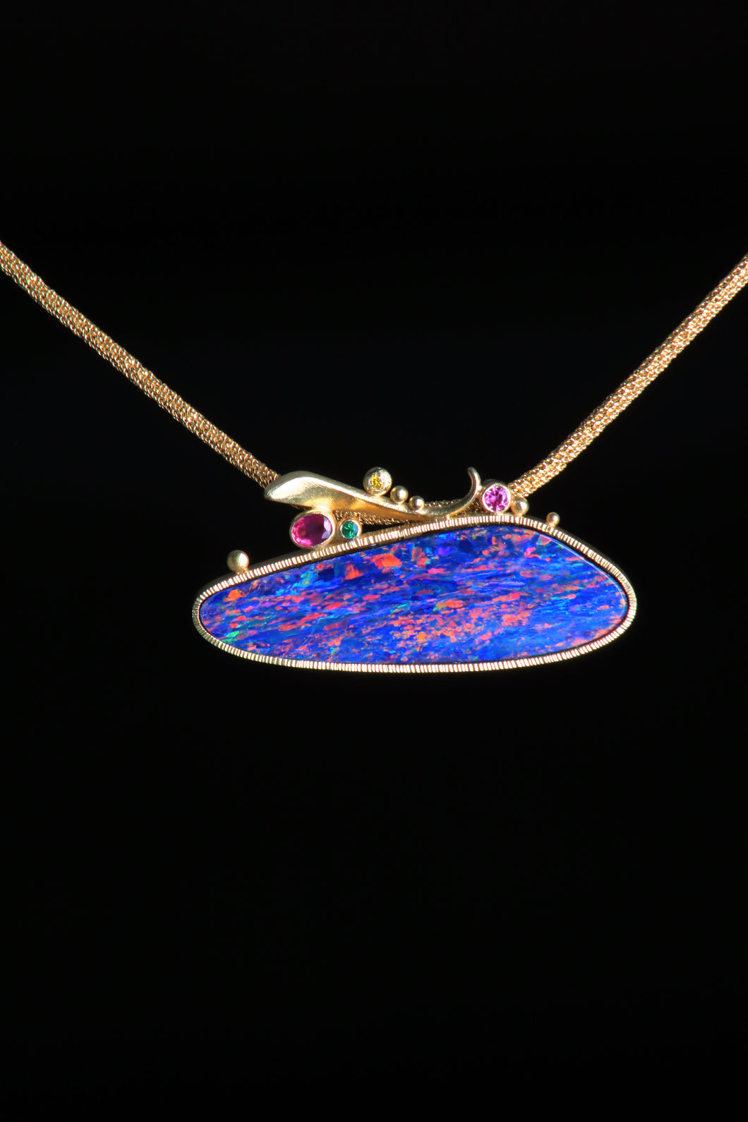 Opal Pendant 07684 - Ormachea Jewelry