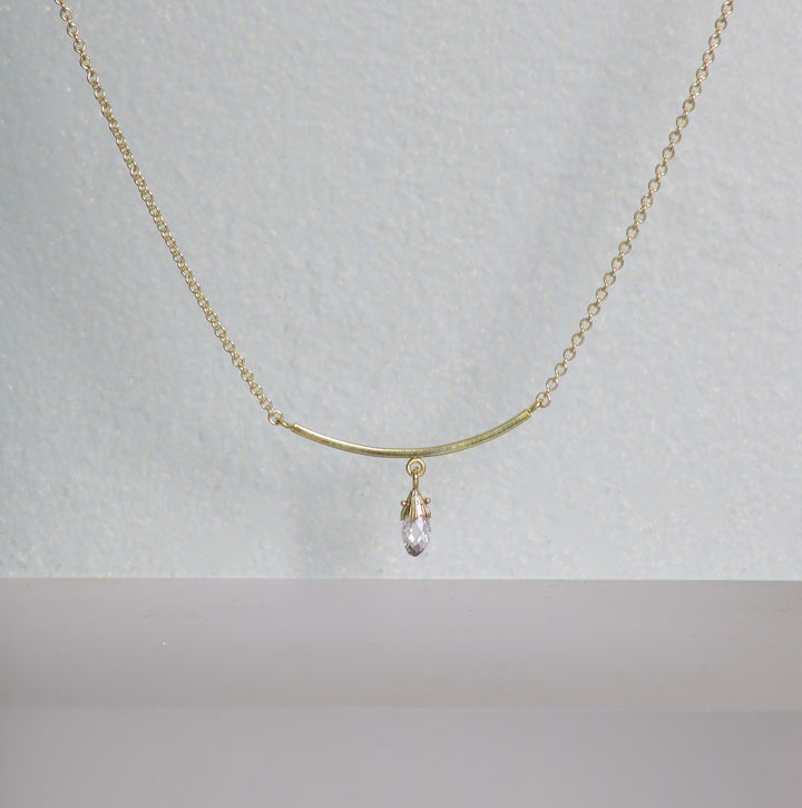 Briolette Diamond Necklace (08935)