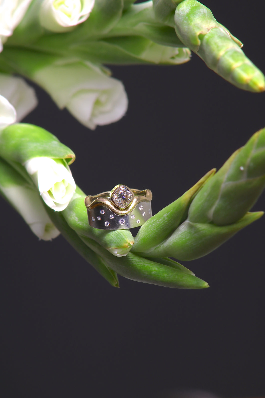 White Gold and Diamond Ring (08960)