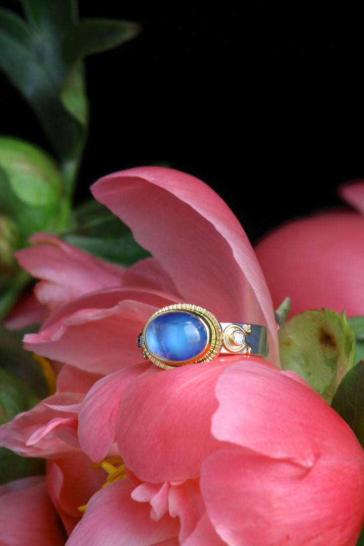 Moonstone Ring (08510) - Ormachea Jewelry