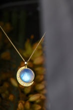 Load image into Gallery viewer, Cabochon Moonstone Pendant (08508) - Ormachea Jewelry
