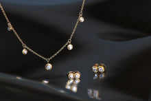 Load image into Gallery viewer, Diamond Stud Earrings (larger) 07694 - Ormachea Jewelry
