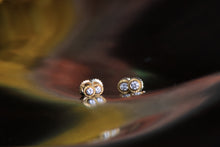 Load image into Gallery viewer, Diamond Stud Earrings (Smaller) 07695 - Ormachea Jewelry
