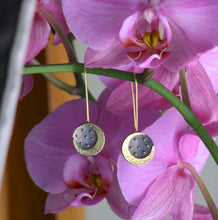 Load image into Gallery viewer, Mixed Metal and Gold Granule Earrings (08532) - Ormachea Jewelry
