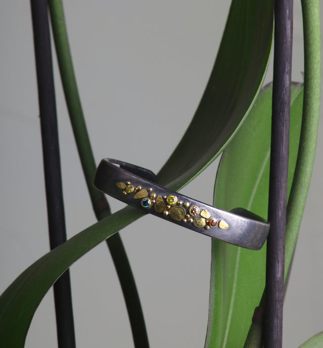 Colored Diamond Bracelet (08380) - Ormachea Jewelry
