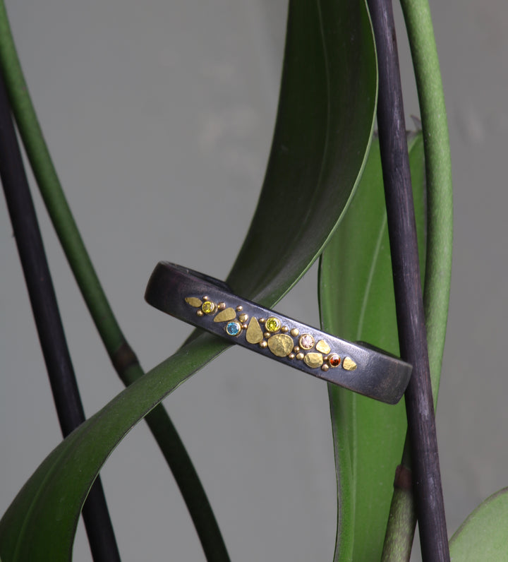 Colored Diamond Bracelet (08380) - Ormachea Jewelry