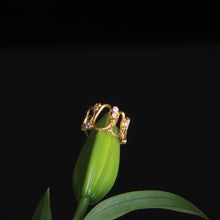 Load image into Gallery viewer, Organic Shaped Gold Ring 07713 - Ormachea Jewelry
