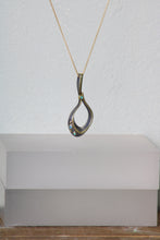 Load image into Gallery viewer, Mixed Metal and Tourmaline Pendant (09047)
