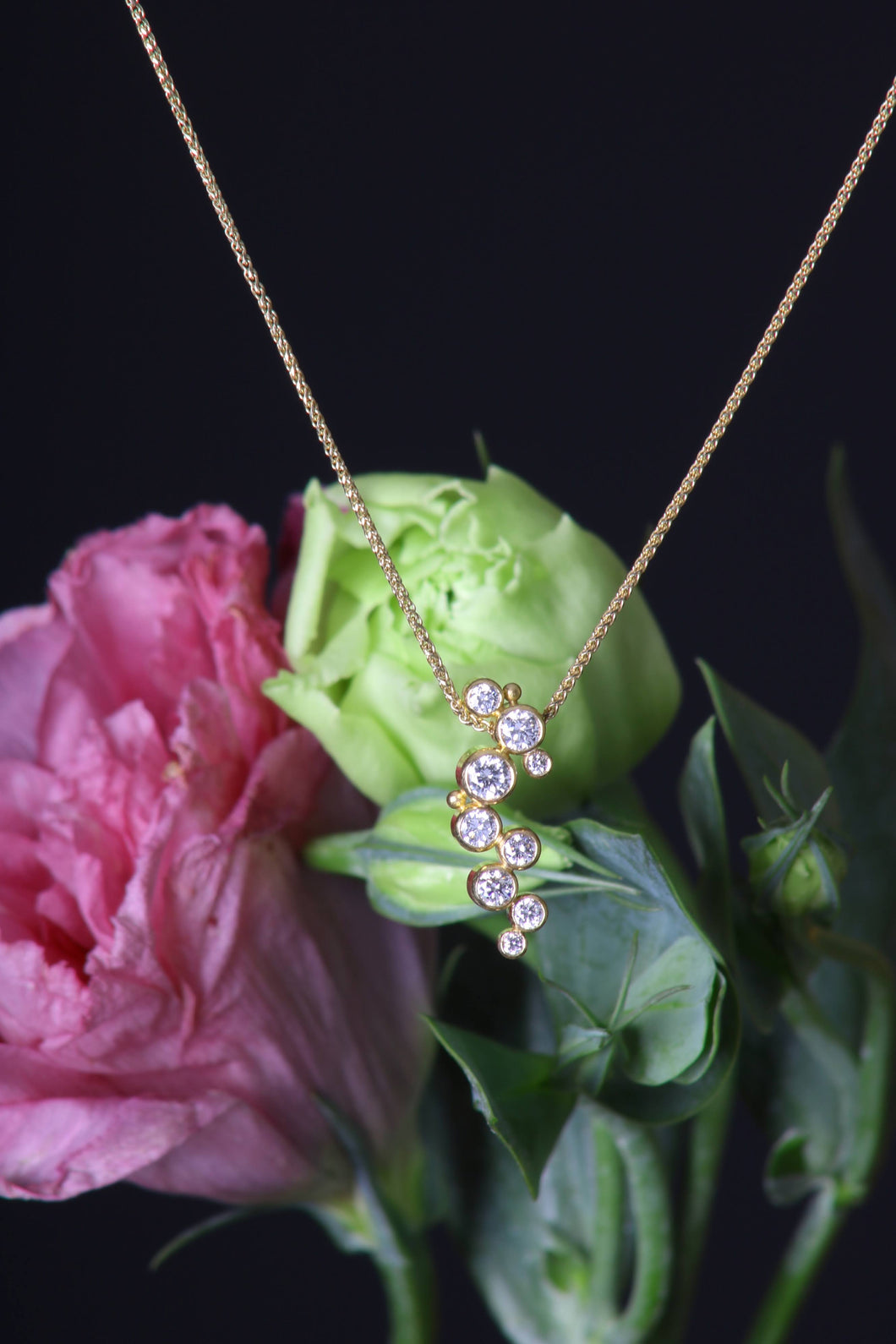 Cascading Diamond Necklace (09050)