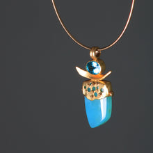Load image into Gallery viewer, Peruvian Opal and Apatite Pendant 06999 - Ormachea Jewelry
