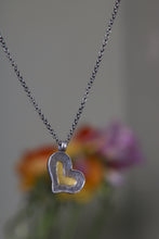 Load image into Gallery viewer, Mixed Metal Heart Pendant (09095)

