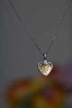 Load image into Gallery viewer, Mixed Metal and Diamond Heart Pendant (09094)
